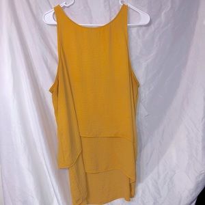 Mustard yellow tank top